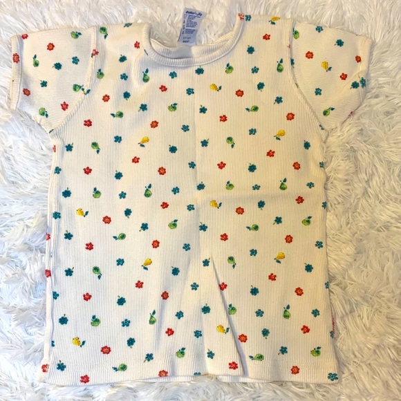 Shirt with multicolored flowers circa 1990s - Picture 1 of 7